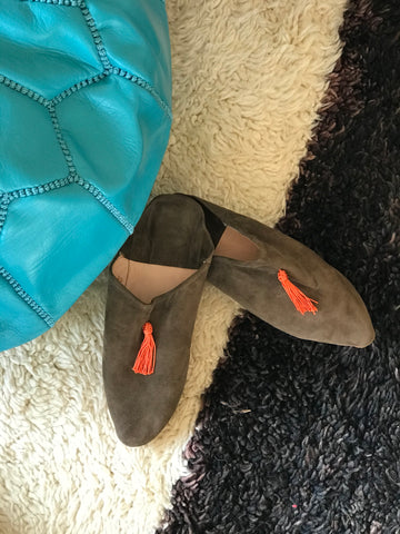 ‘Bliss’ Suede Slippers