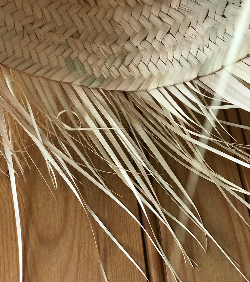 ‘Shaggy’ wicker lampshade - HW-LS-002