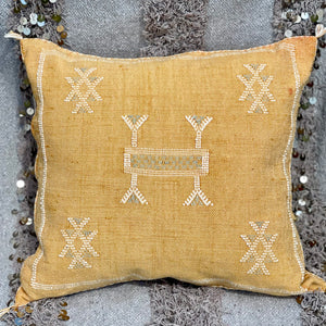 'Draa' Moroccan Cactus Silk Cushion 3