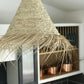 ‘Palmerie’ Medium Palm Leaf Wicker Lampshade