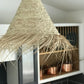 ‘Palmerie’ Large Palm Leaf Wicker Lampshade