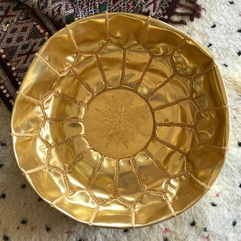 Gold Pouffe - POLP003