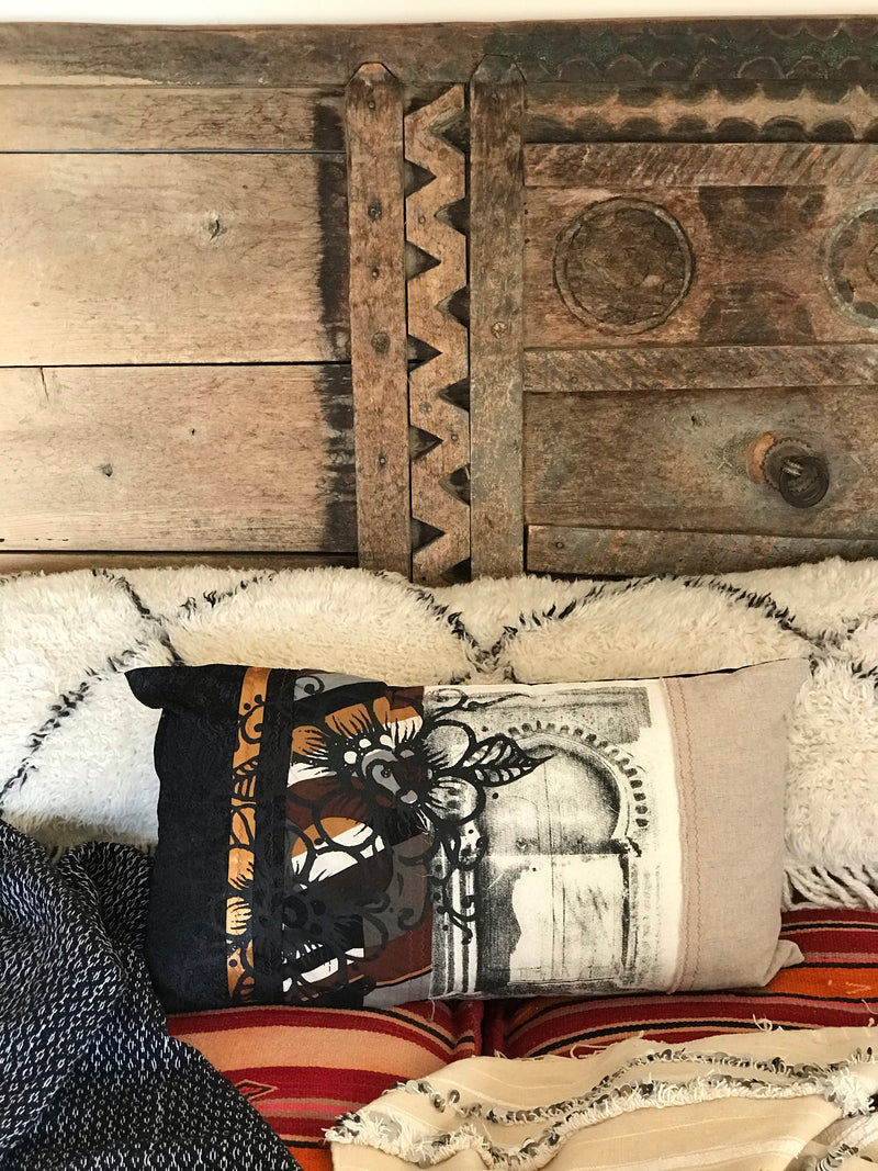 ‘Door to a garden’ Art Cushion - CU-BS-001