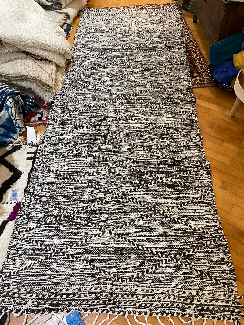‘Birds on a Wire’ Flatweave Kilim Runner - RU-KM-020