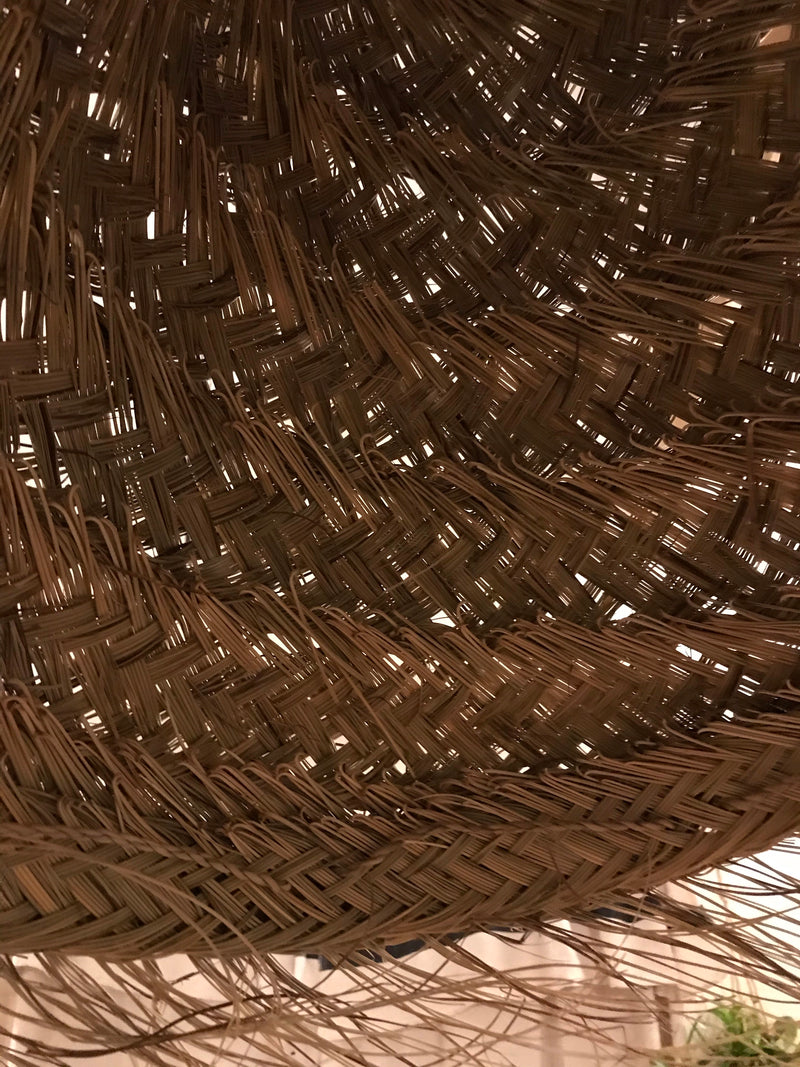 ‘The Beehive’ wicker lampshade