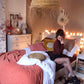 ‘The Beehive’ wicker lampshade