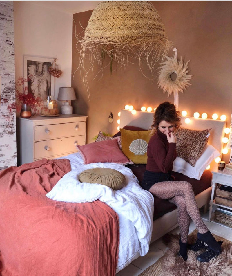 ‘The Beehive’ wicker lampshade